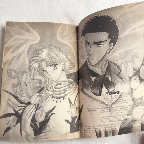 Wish Vol 3 Manga by CLAMP Tokyopop 2003 English Edition Rare OOP Fantasy Romance - Picture 8 of 8